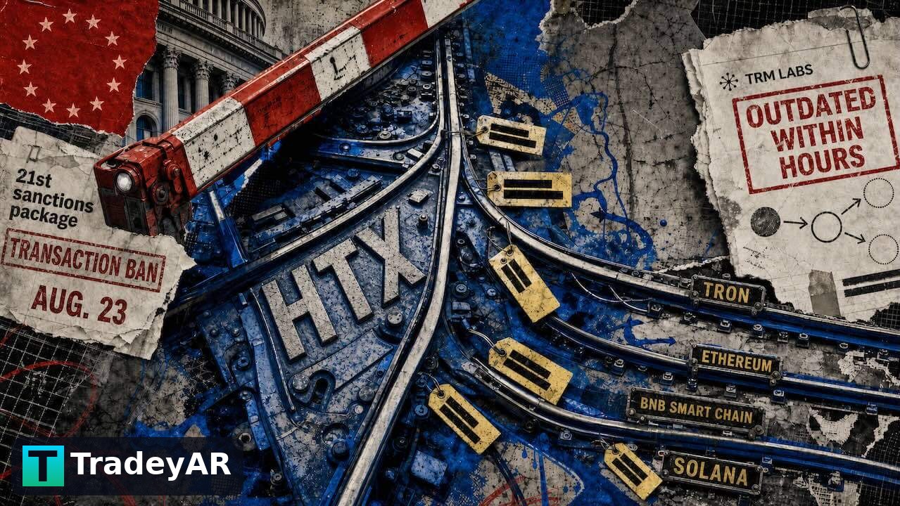 اتحادیه اروپا تحریم‌های HTX را گسترش داد؛ شبکه کریپتوی روسیه مسیر مالی خود را تغییر می‌دهد