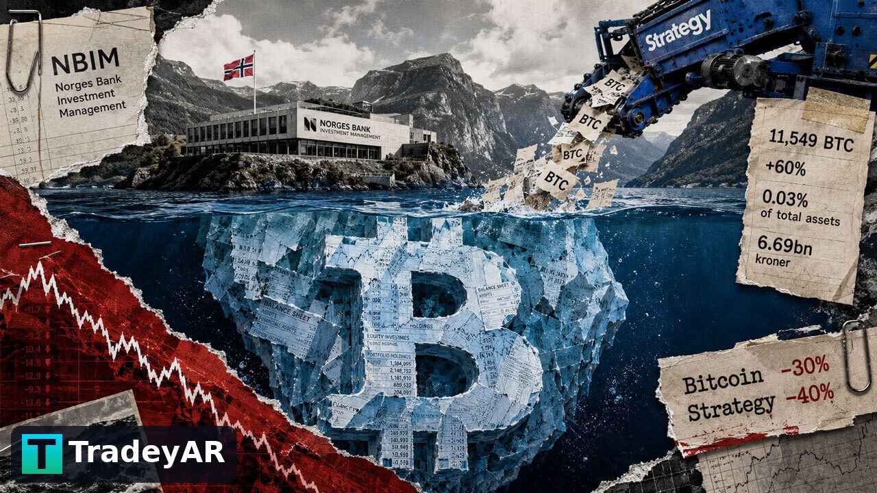صندوق ثروت ملی نروژ به رکورد ۱۱,۵۴۹ بیت‌کوین رسید بدون خرید مستقیم