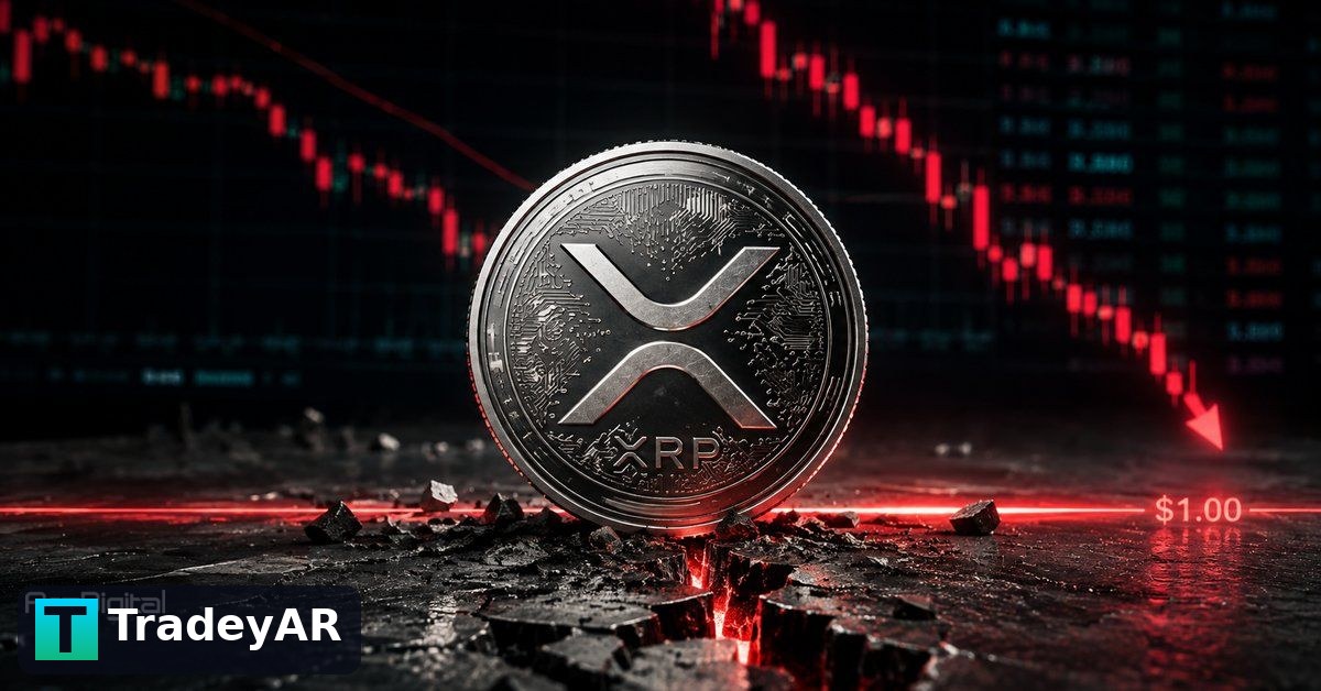 تحلیل قیمت XRP؛ ریپل به زیر یک دلار سقوط می‌کند؟