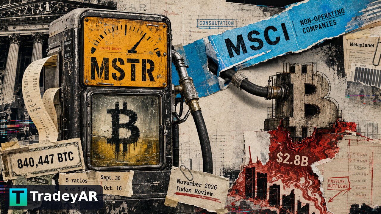 استراتژی به MSCI گفت: بیت‌کوین به تو نیازی ندارد؛ ریسک ۲.۸ میلیارد دلاری بر سر MSTR