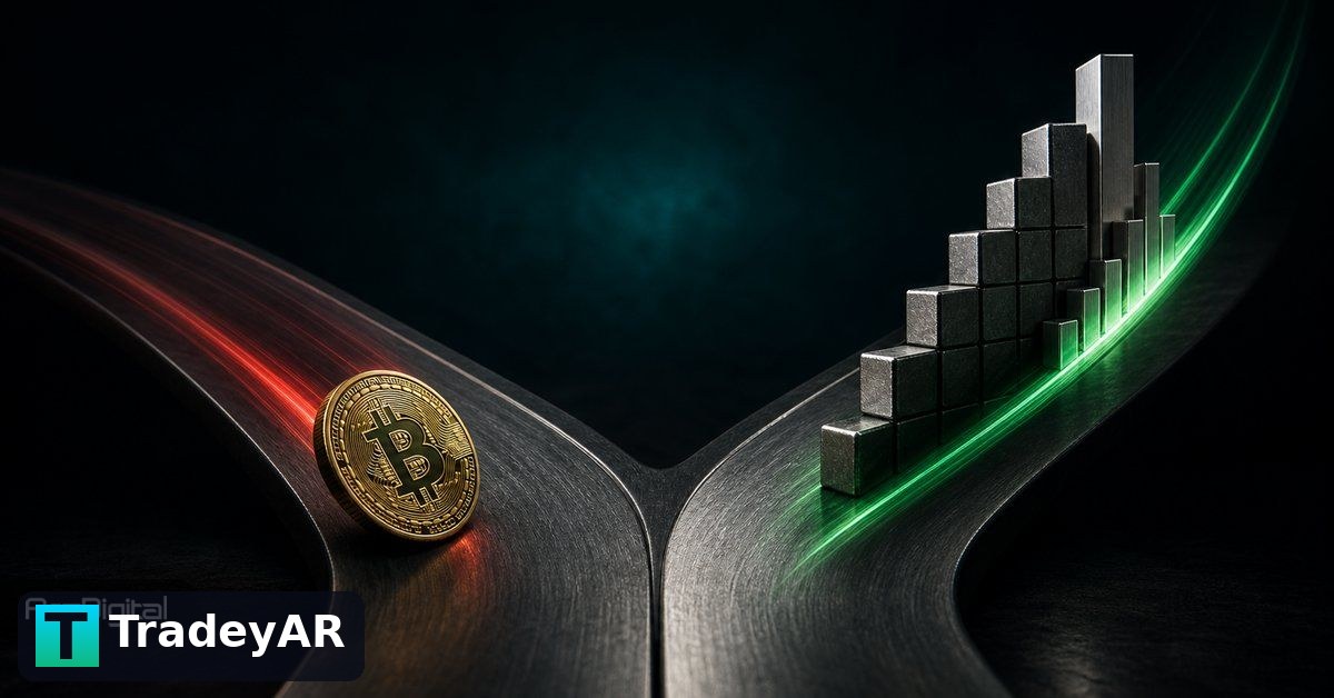 چرا مسیر بیت کوین و بازار سهام جدا شد؟ واگرایی عجیبی که تریدرها را نگران کرده است